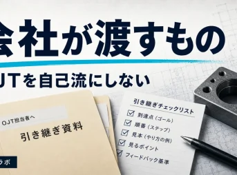 OJT担当者に任せる前に会社が渡すもの